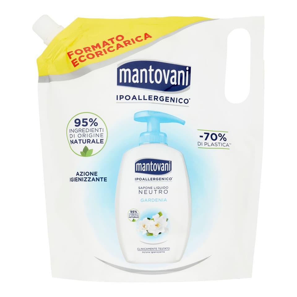Sapone Liquido Neutro Gardenia Ecoricarica