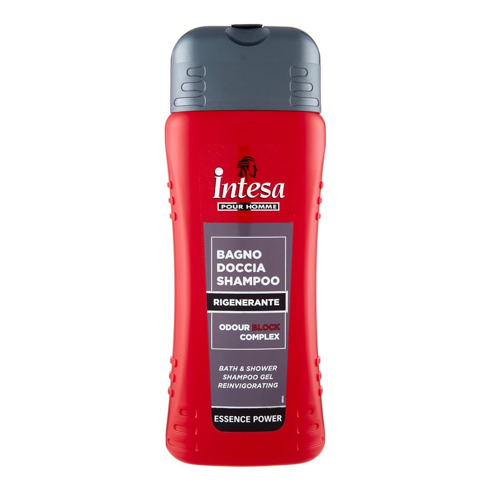 Pour Homme Bagno Doccia Shampoo Rigenerante Essence Power