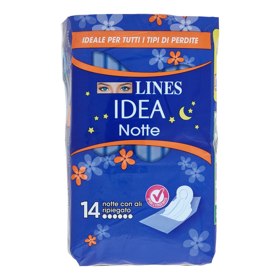 Idea Notte Con Ali Ripiegato 14 Pz