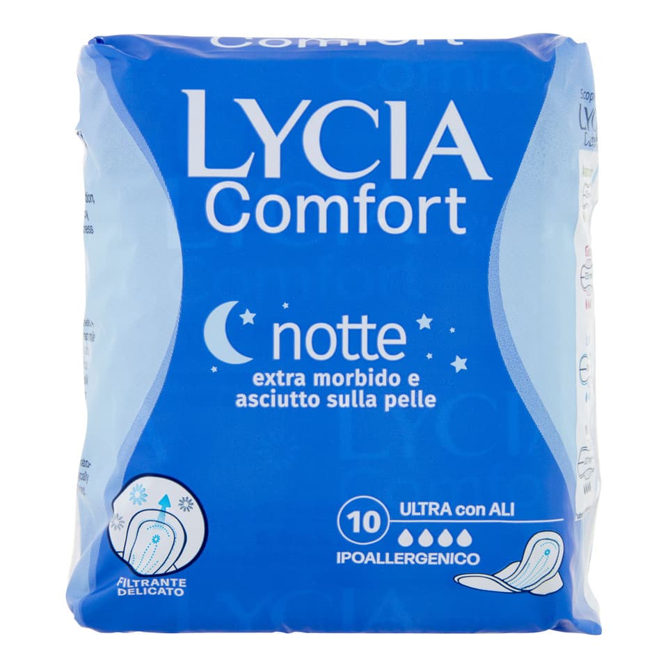 Comfort Notte Ultra Con Ali 10 Pz