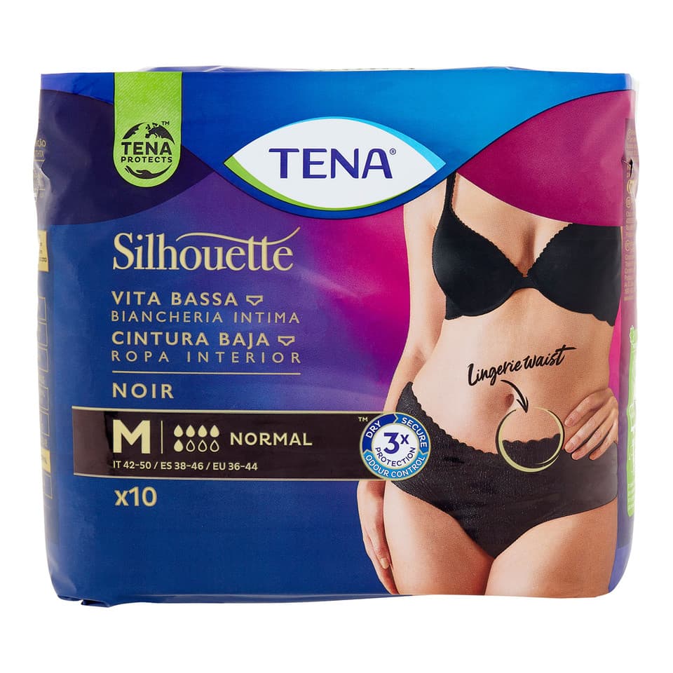 Silhouette Vita Bassa Biancheria Intima Noir Normal