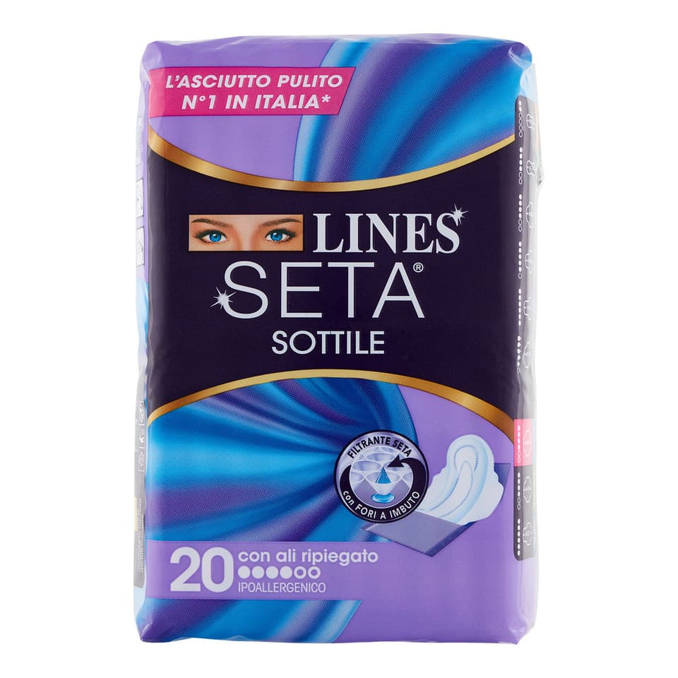 Seta Sottile Con Ali Ripiegato 20 Pz