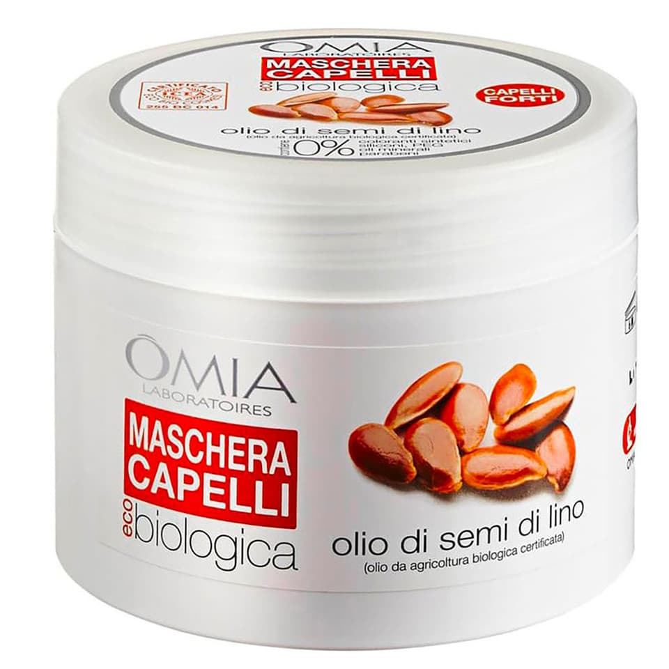 Maschera Capelli Olio Di Semi Di Lino