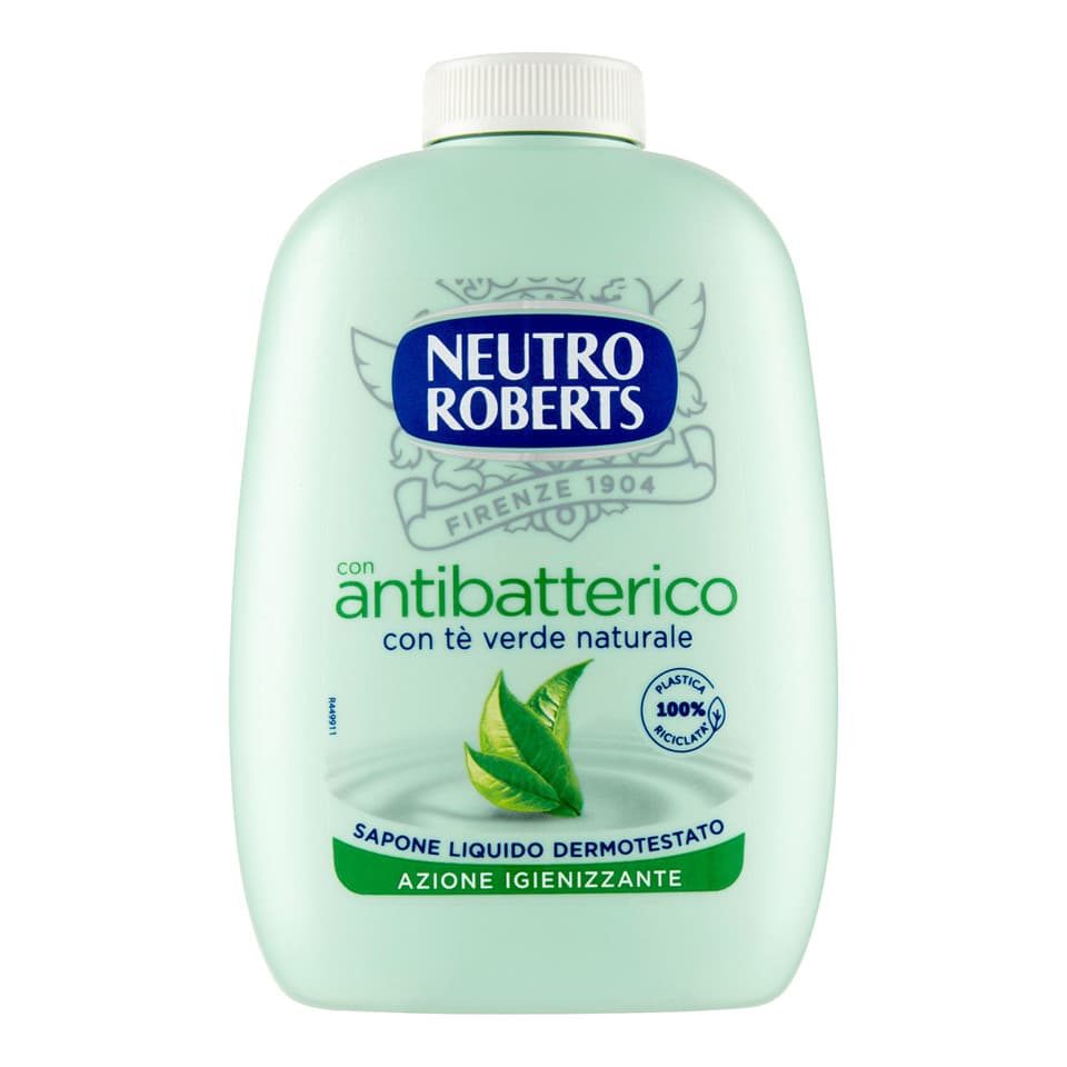Sapone Liquido Con Antibatterico Con Tè Verde Naturale - Ricarica