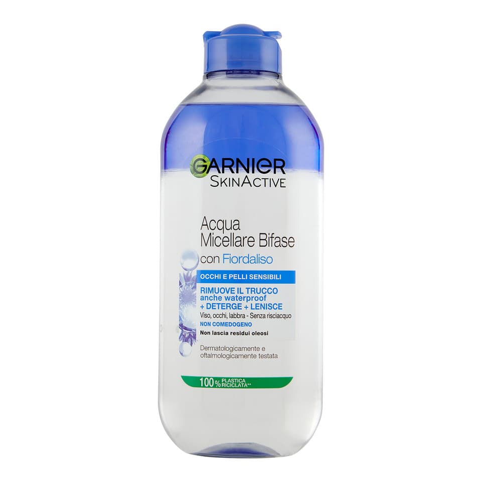 Skinactive Acqua Micellare Occhi Sensibili, Strucca Deterge Rilassa Senza Risciacquo
