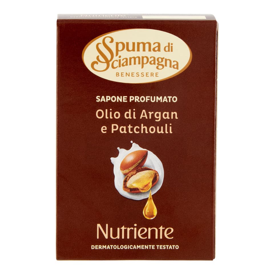 Benessere Nutriente Sapone Profumato Olio Di Argan E Patchouli