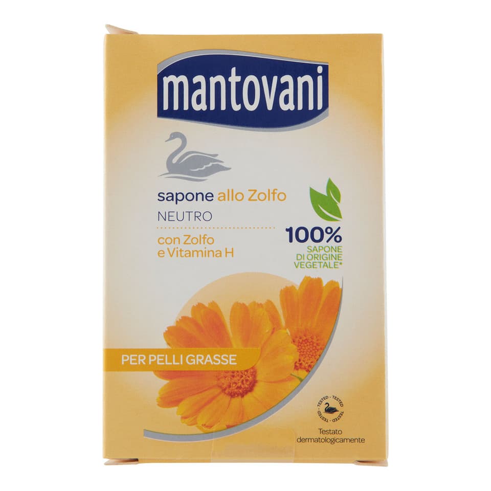 Sapone Allo Zolfo Neutro Con Zolfo E Vitamina H Per Pelli Grasse