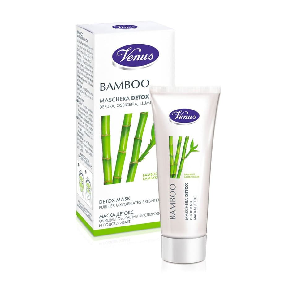 Maschera Viso Detox Al Concentrato Di Bamboo