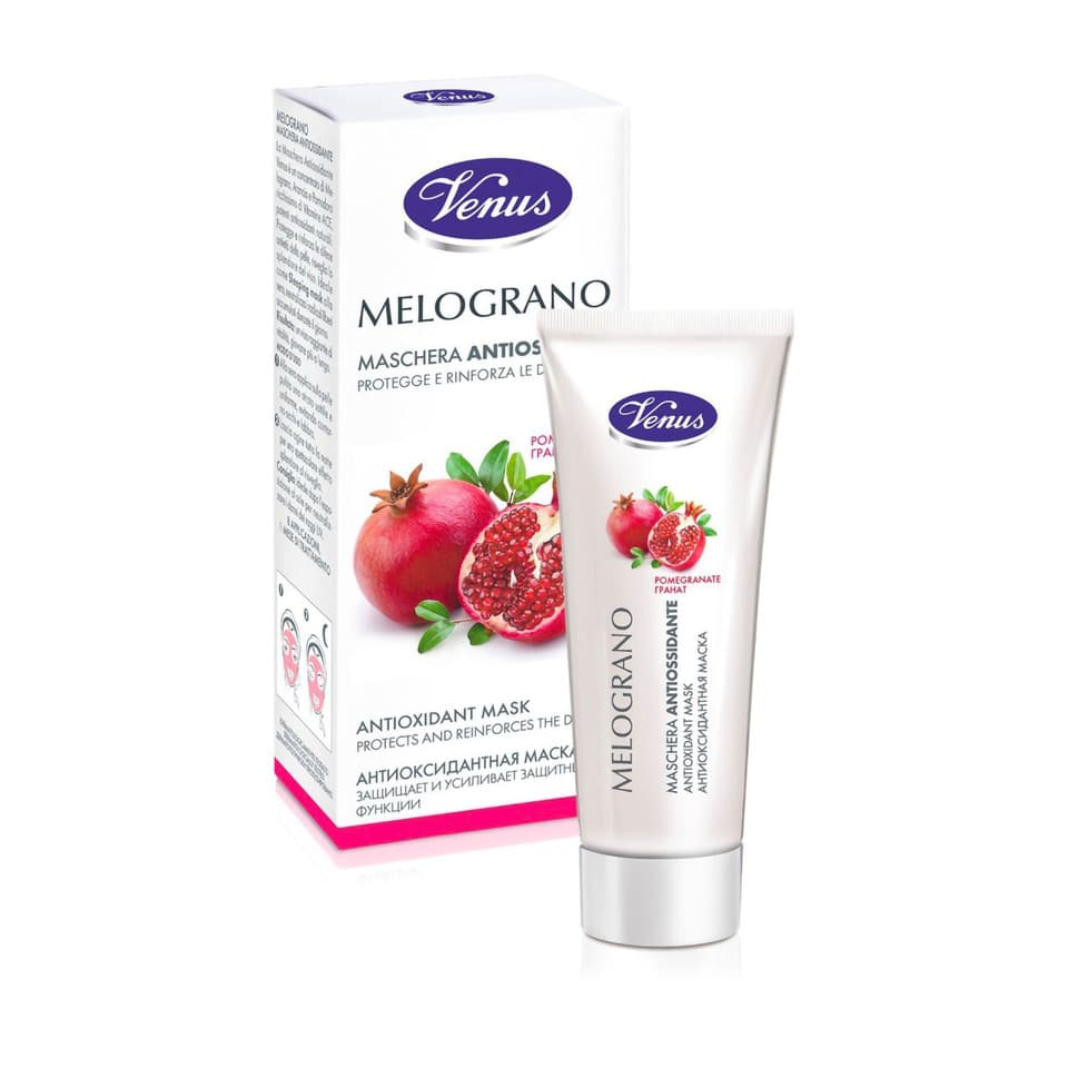 Maschera Viso Antiossidante Al Melograno