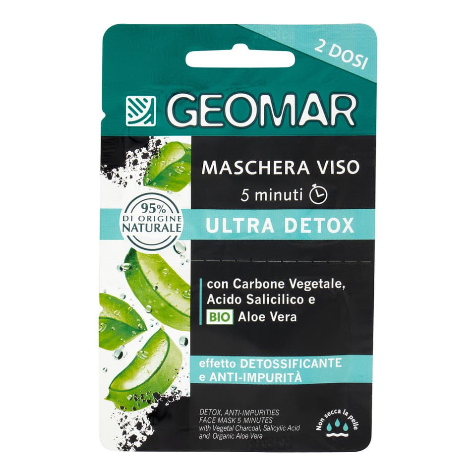 Maschera Viso 5 Minuti Ultra Detox 2x7,5 Ml