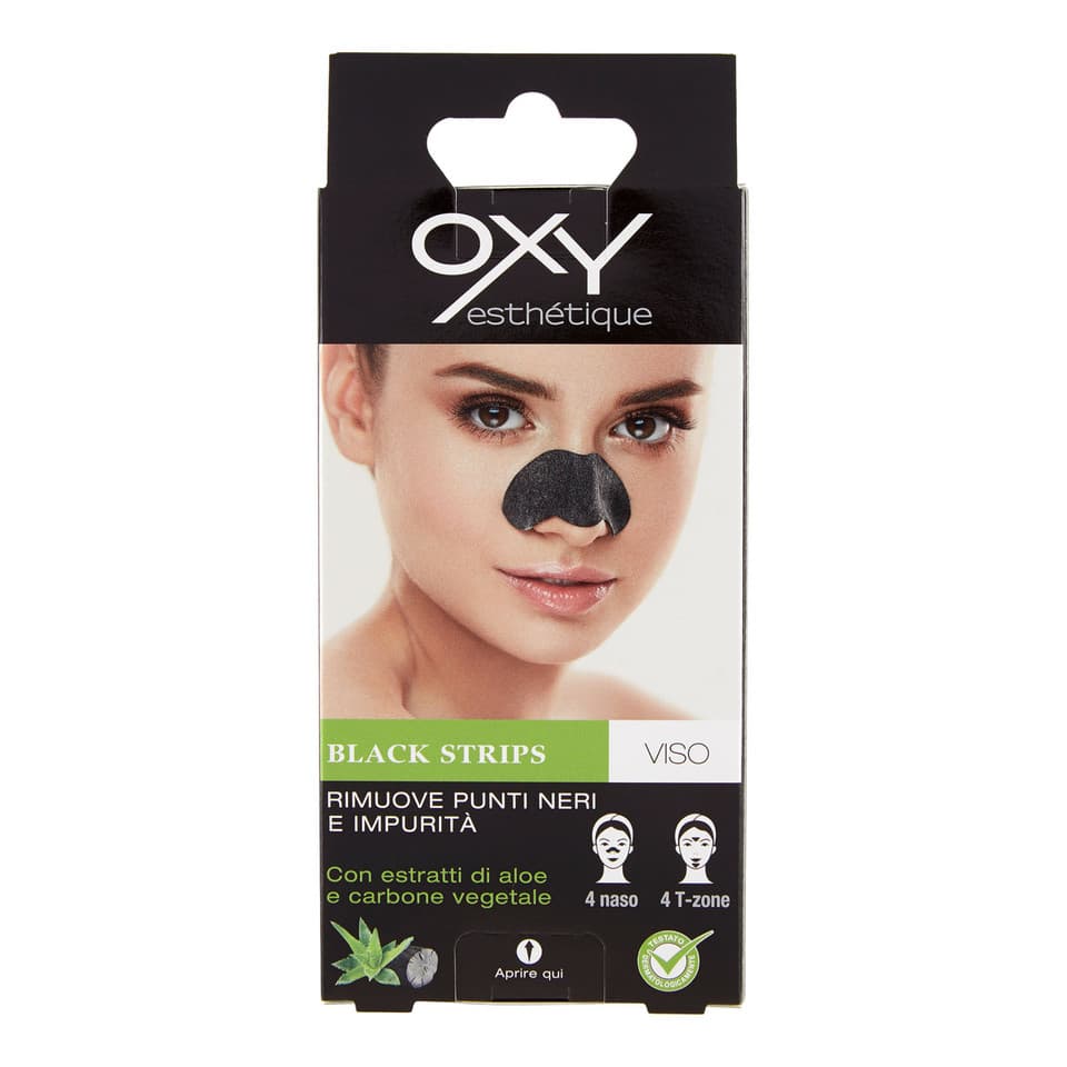 Esthétique Black Strips Viso 8 Pz