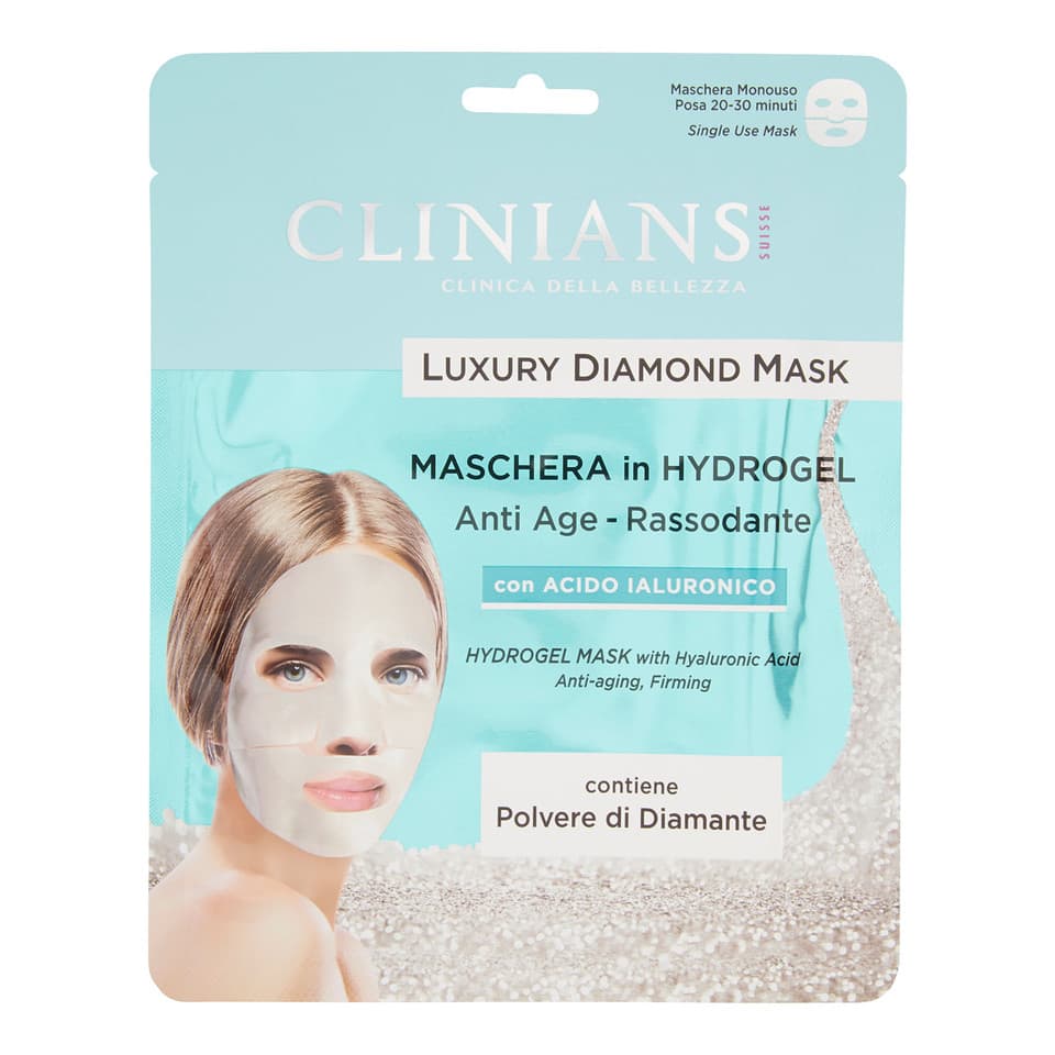 Luxury Diamond Mask Maschera In Hydrogel Anti Age - Rassodante Con Acido Ialuronico 24 G