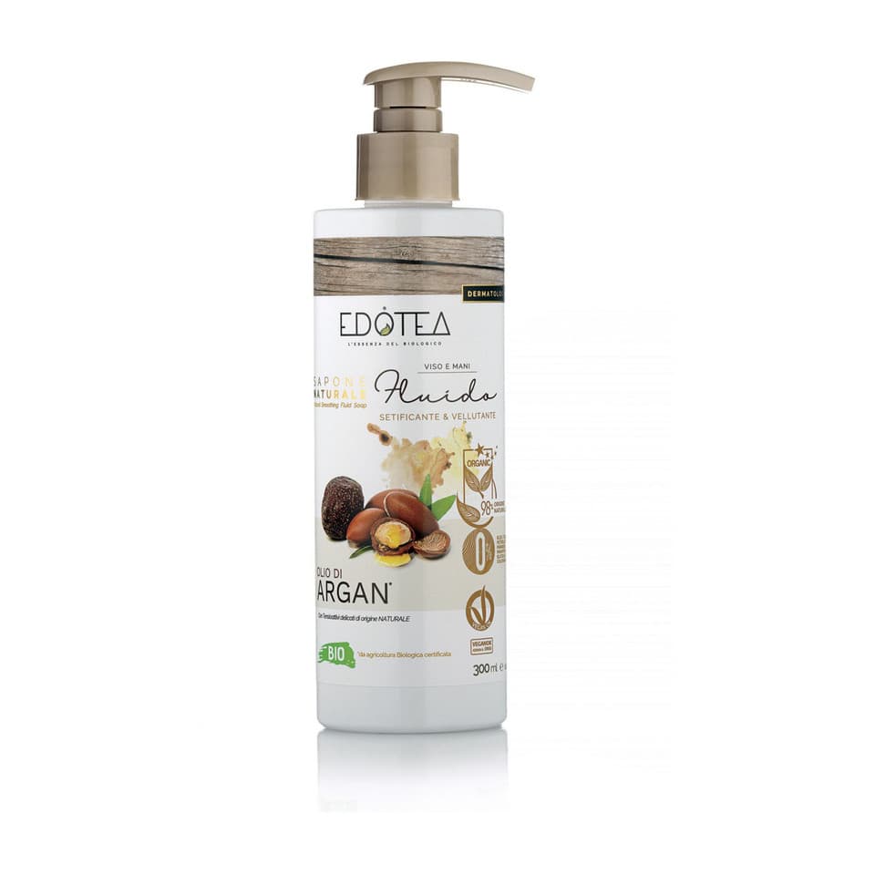 Edotea Sapone Naturale Fluido Olio Di Argan