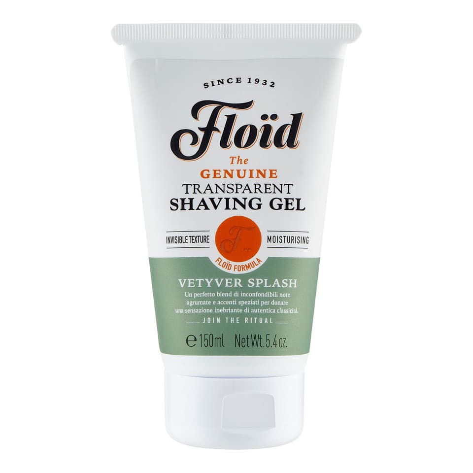 The Genuine Transparent Shaving Gel Vetyver Splash