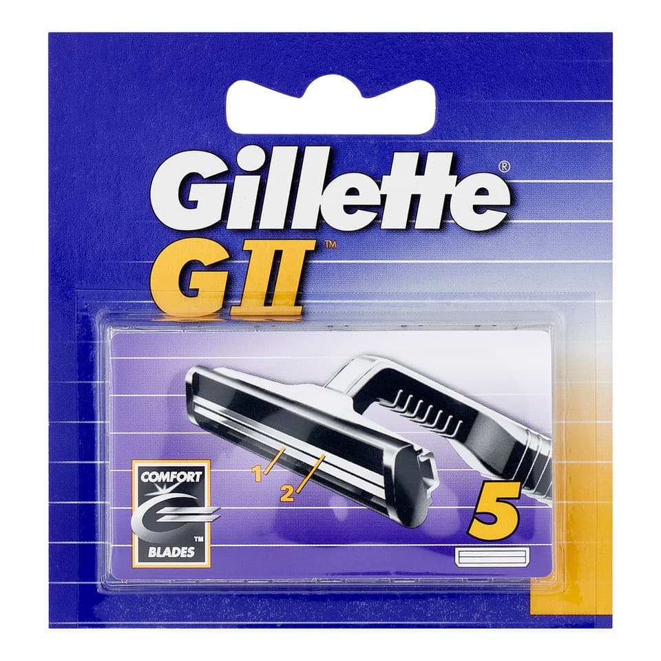 Lamette Di Ricambio Per Rasoio Da Uomo Gii, 5 Ricariche