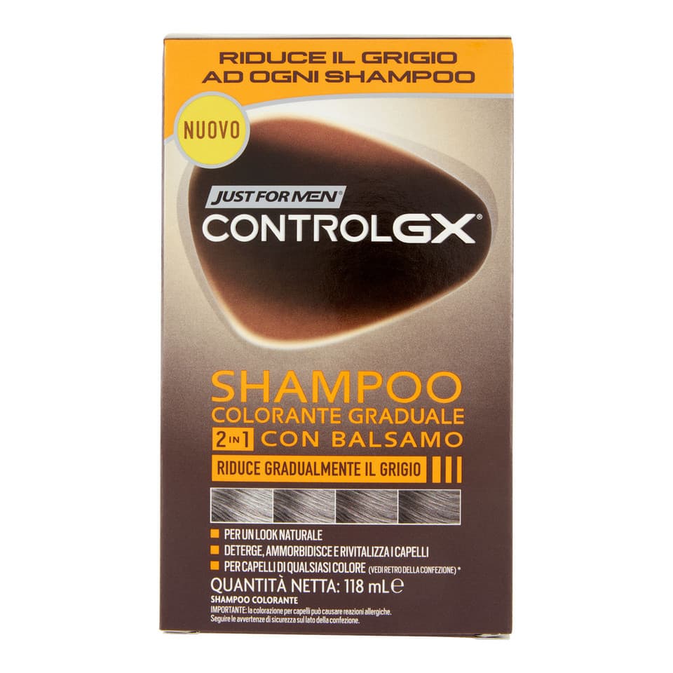 Control Gx Shampoo Colorante Graduale 2in1 Con Balsamo