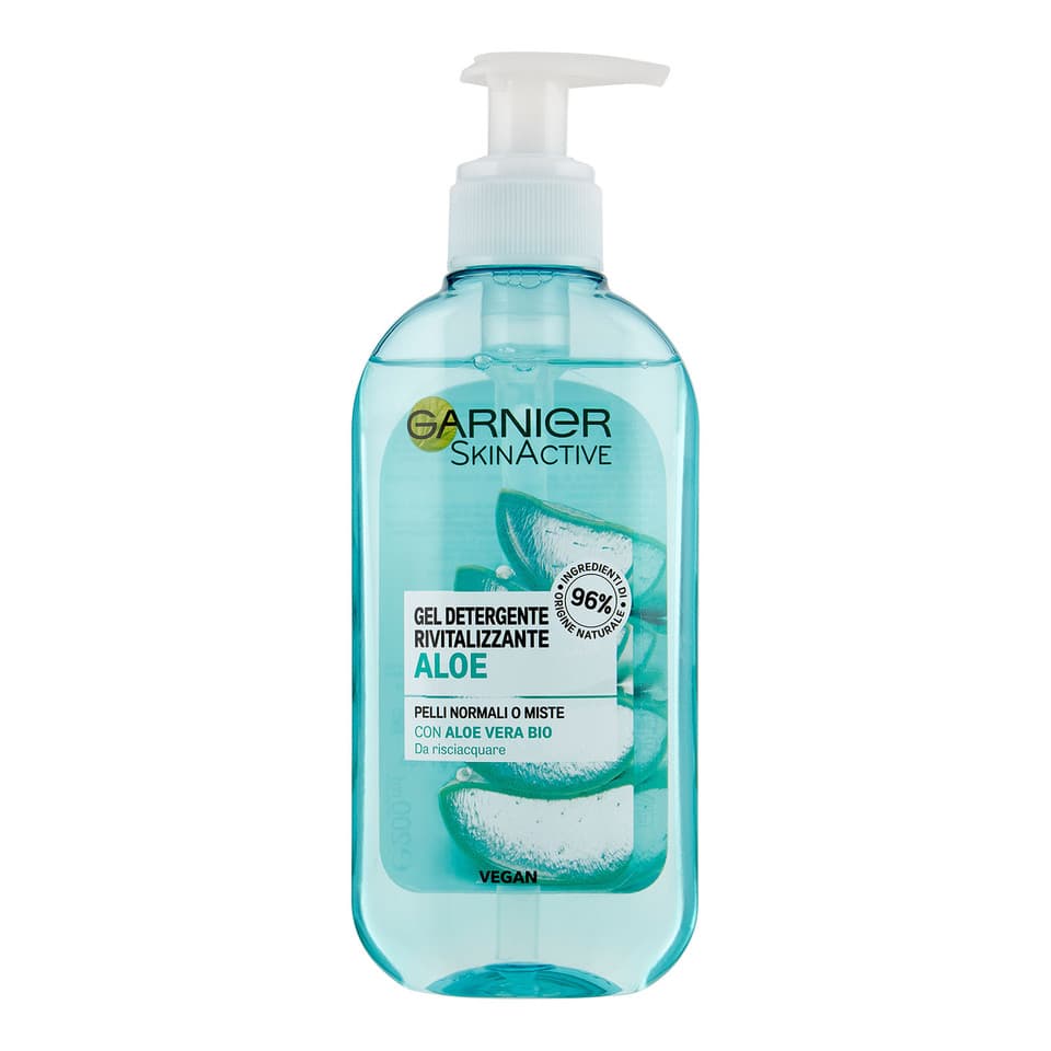 Skinactive Detergente, Texture Gel, Arricchito Con Aloe Vera