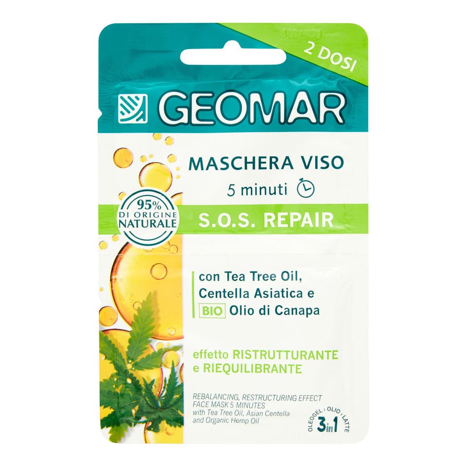 Maschera Viso S.o.s. Repair 2 X 7,5 Ml