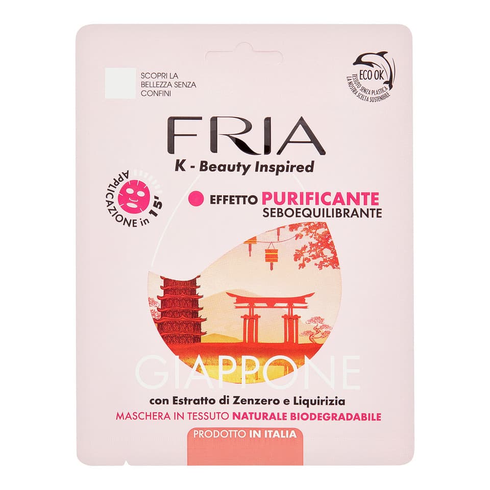 Maschera Viso Monofase Giappone Effetto Purificante Seboequilibrante