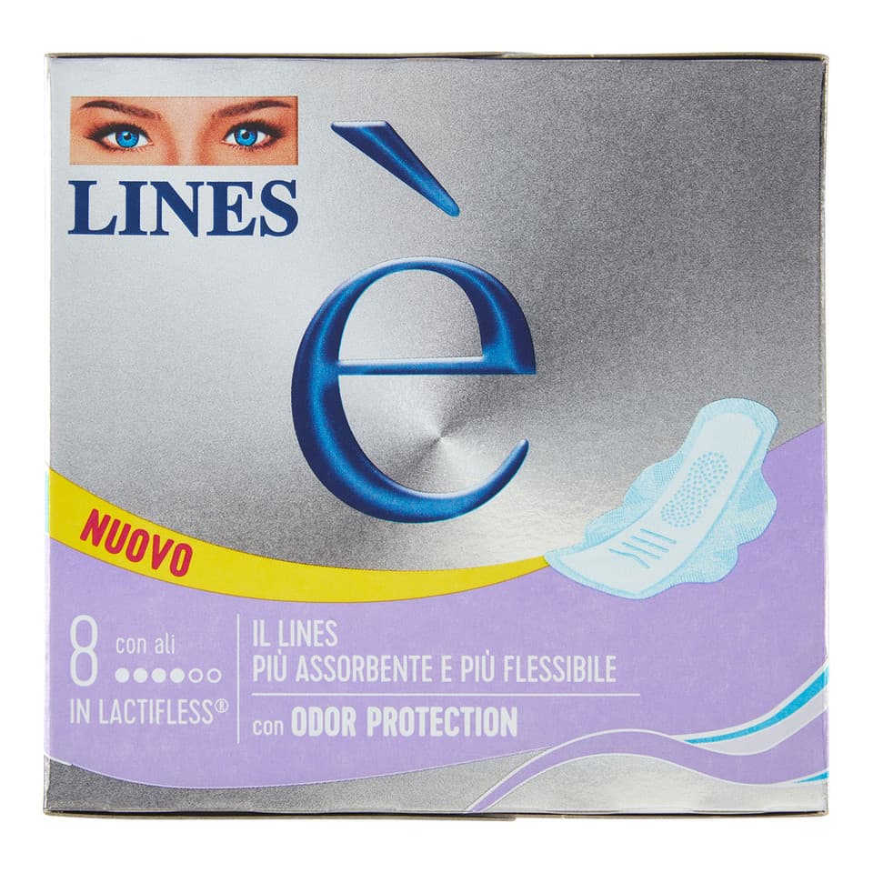 Lines è Assorbenti Con Ali Pz.8